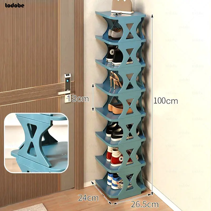 Rack Shoe Space Corner Shoe Shoes Cabinet Wall Rack Small For Layer Simple  Organizer Multi Storage Saving Partition Door Folding - AliExpress