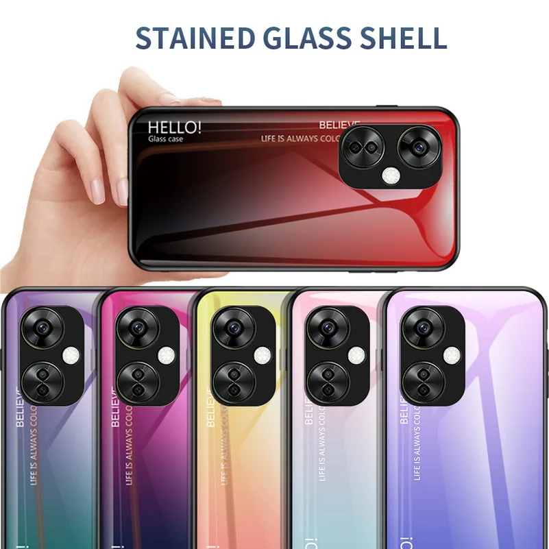 Gradienta rūdītā stikla tālruņa vāciņš oneplus - aizsargvāciņš_voghion.com