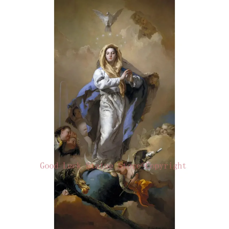 

wholesale painting # TOP religion ART # Madonna The Immaculate Conception # print canvas oil painting