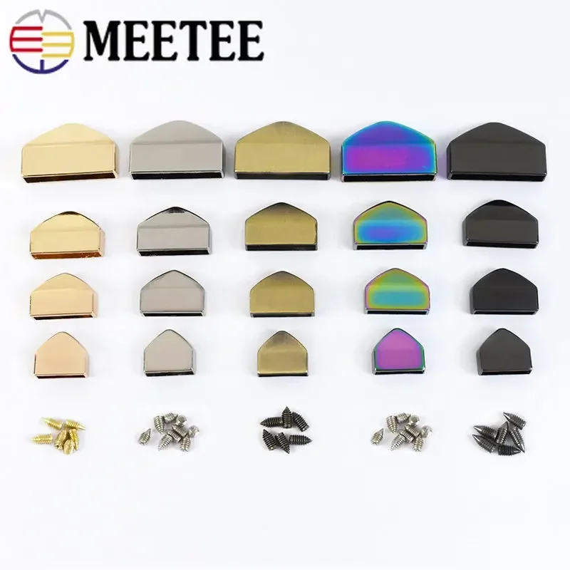 12/18/25mm Metal Tail Clip Screws Stopper Buckles Zipper End Hook Bag Belt Decoration Buckle DIY Accessory KY421 10/20pcs
