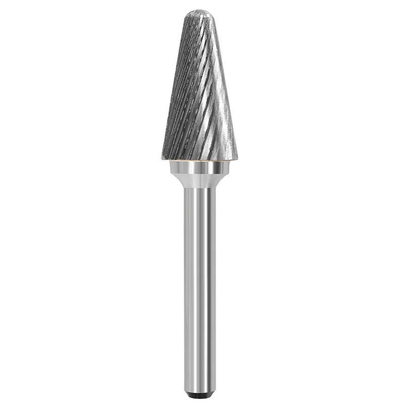 LType Head Tungsten Carbide Alloy Rotary File Tool Single Groove Point Burr Die Grinder Abrasive Tools Drill Milling Carving Bit