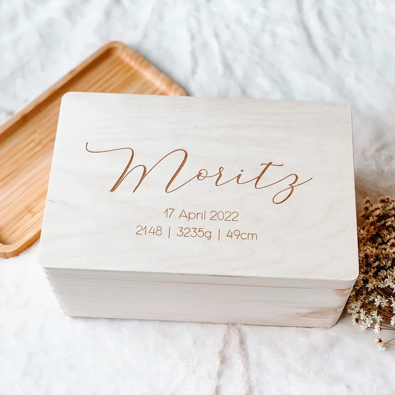 Personalized Wooden Baptism Keepsake Box ,baptism Gifts For Baby Girl