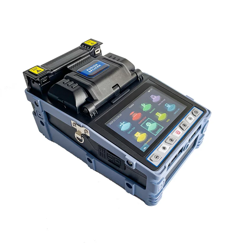 NOVKER NK-3S Fiber Fusion Splicer Machine 4 Motors with Touch Screen OPM VFL FTTH Fiber Optic Jumper Fast Welding Tool Kit