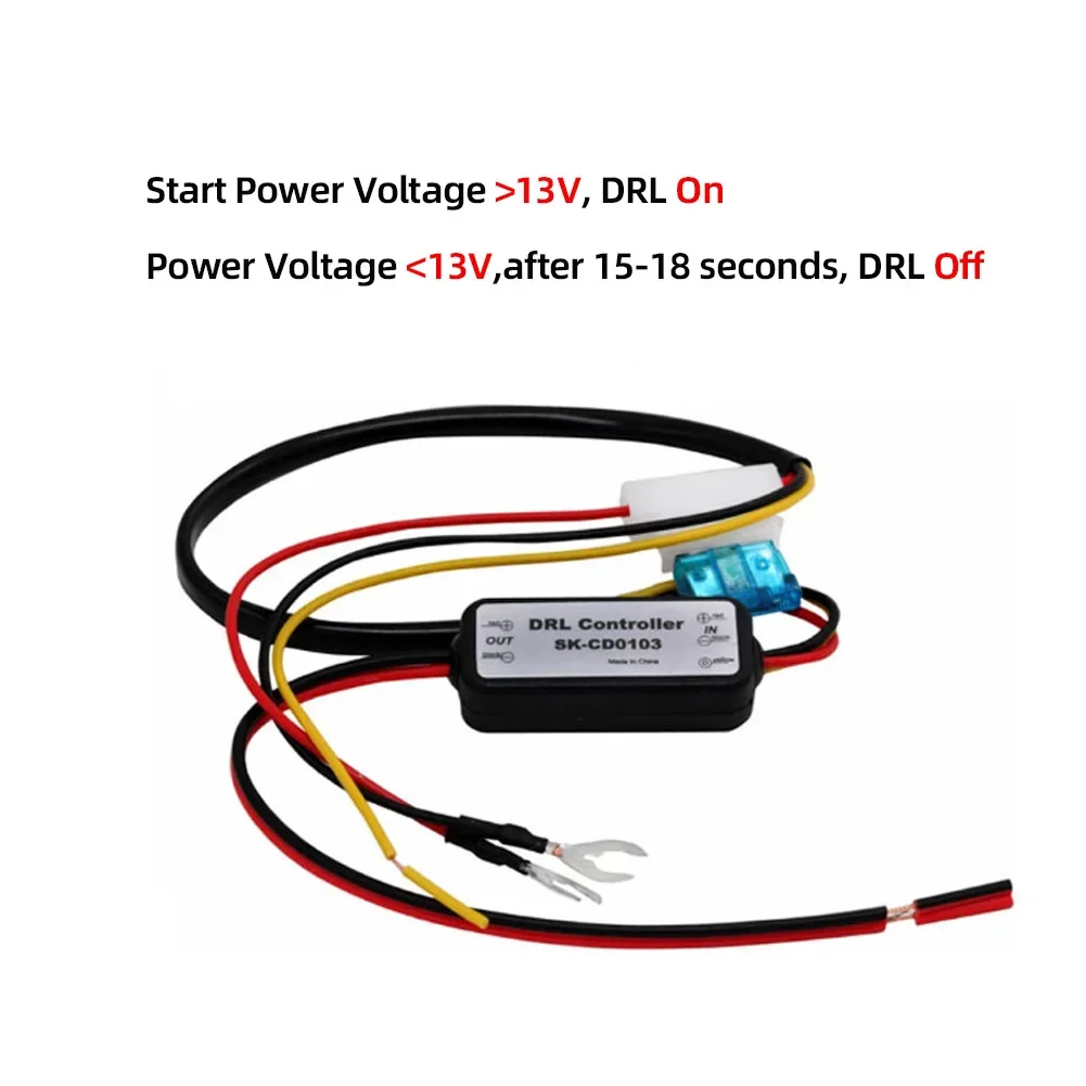 �ڵ��� DRL ��Ʈ�ѷ�, �ڵ� LED �ְ� �����, ������ �ϳ׽� ������, �ѱ�/����, 12-18V �Ȱ��� ��Ʈ�ѷ�