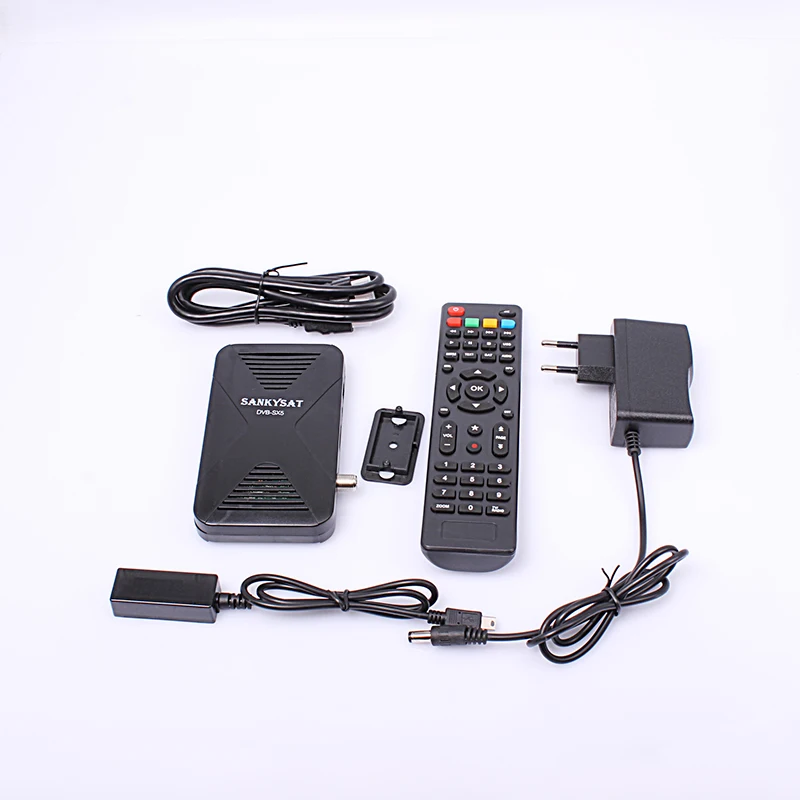  Libre al aire FTA HD Smart Digital Satélite TV receptor DVB-T2+ DVB-S2 1080P decodificador sintonizador MPEG4 : Electrónica