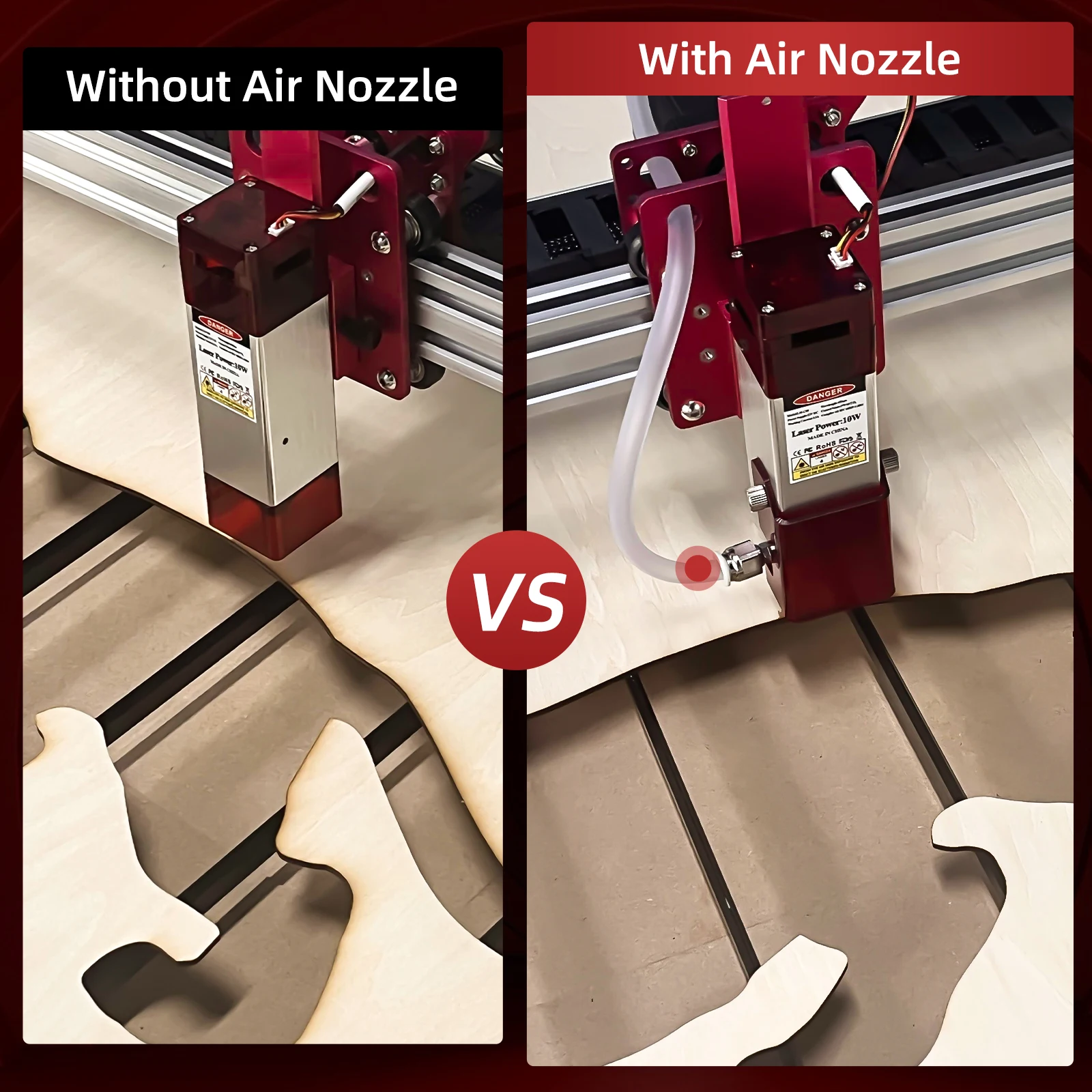 80W Laser Accurate CNC Machine Laser Cutter Engraver Machine