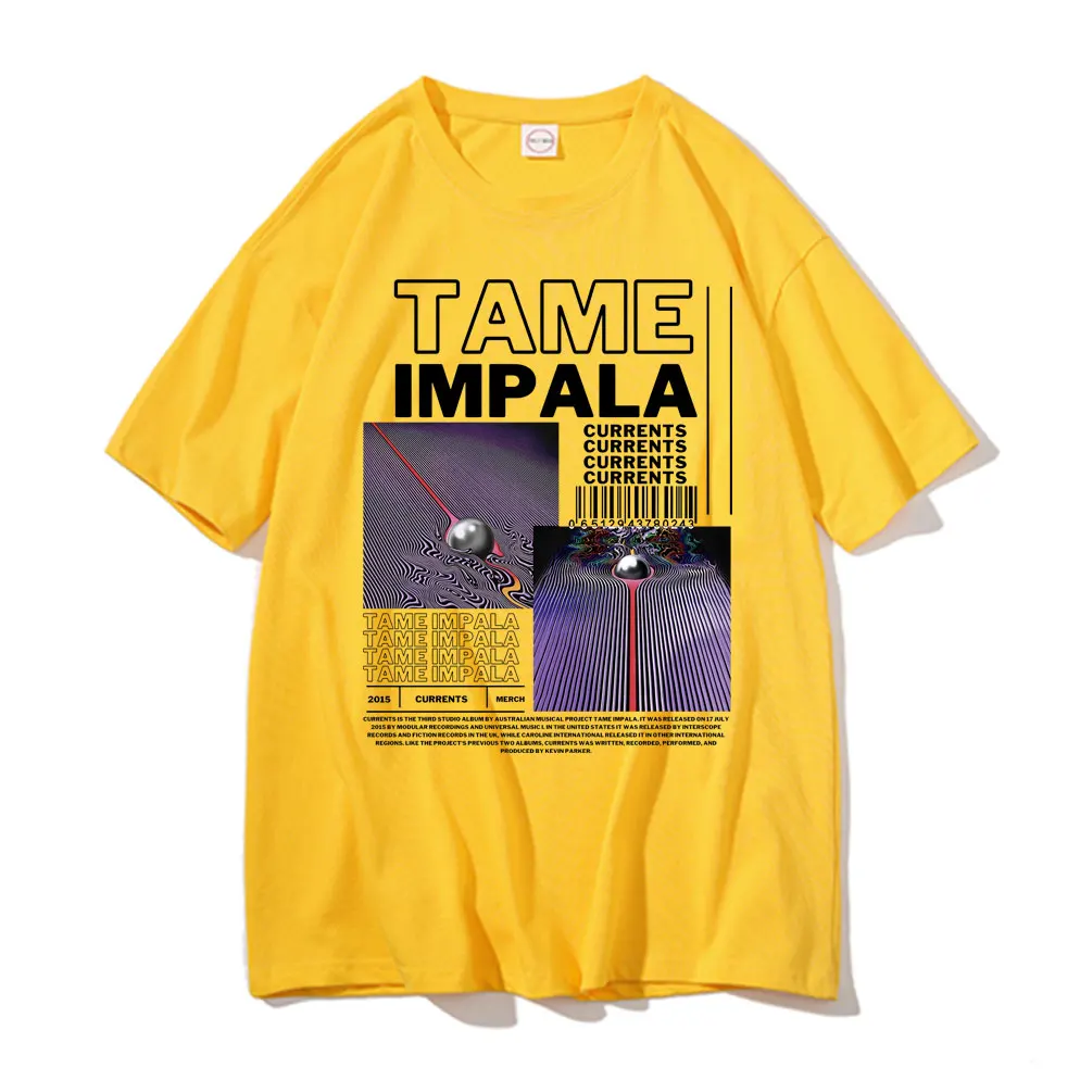 Tame Impala Currents Graphic Print T-shirts Men Women Fashion