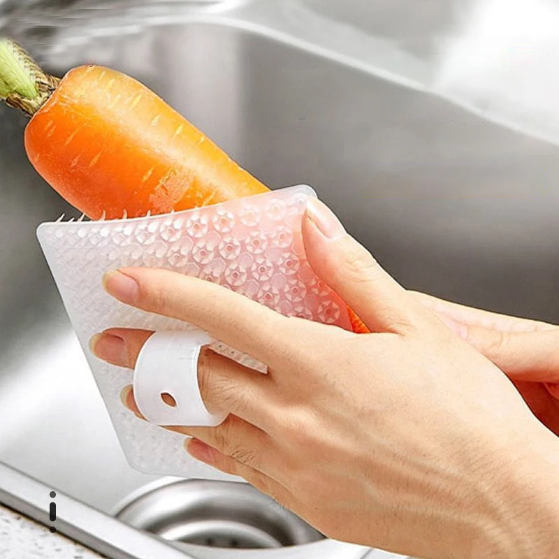 

Multifunctional Kitchen Cleaning Tools Dish Scrubber Crevice Brush Fruit Vegetable Cleaning Brush Household Cleaning Toys