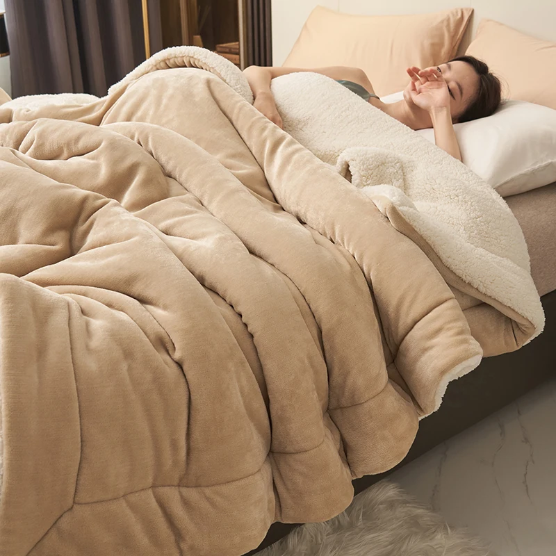 Imitation Lambswool Plush Blanket 1