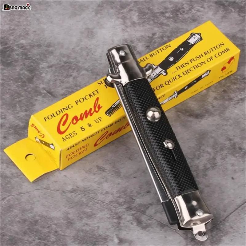 

Folding Spring Comb Hair Styling Tools Folding Pocket Comb Spring Comb Men's Beard Comb Accessories