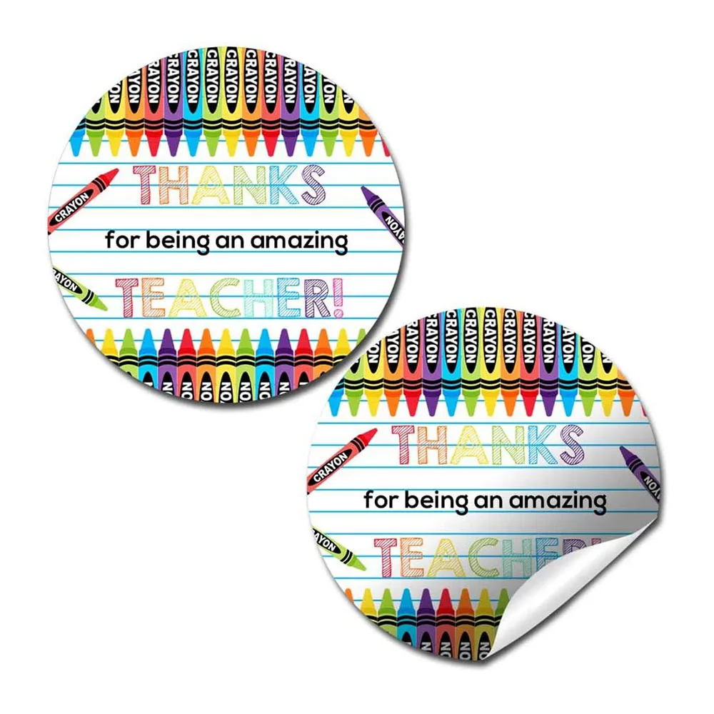 

Вы удивительные Стикеры с рисунком карандашей для учителей, круглые Стикеры, идеально подходят для закрытия конвертов