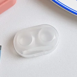 Portable Non - Toxic Contact Lens Storage Case (B - Transparent)