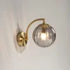 Modern Led Wall Lamp color Glass wall Light Nordic Minimalist Living Bedroom Bedside Sconce Dining Kitchen Indoor Light Fixture 1