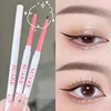 1pcs Beauty Eyeliner Pencil Eyeliner Gel Pen Waterproof Long Lasting Silkworm Pen Black Brown Eyeliner for Beginners Eye Makeup 2