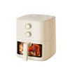 Bear 220V Air Fryer Household 5L Visual No-Turn Compact All-in-One Multifunction Electric Fryer French Fries Machine 5