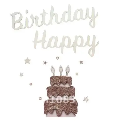 

Wooden Forest Happy Birthday Party Decoration Cake Ornament Background Wall Decor Cake Topper Signs Sticker Photo Props INS