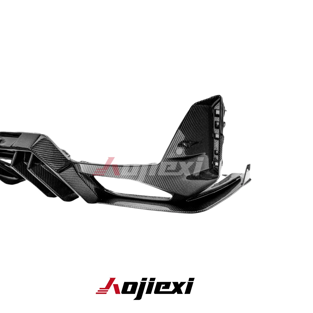 고품질 FD 스타일 카본 파이버 리어 디퓨저 (BMW 3 시리즈 G20 G21 투어링 M340i LCI 2023-2026 리어 범퍼 스플리터 립)