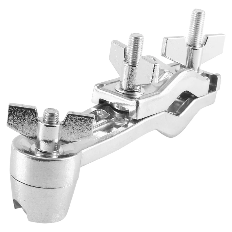

Cowbell Mount With L-Rod 9.5Mm Cowbell Clamp Jam Block Mounting Bracket Adjustable Height & Angle Percussion Part