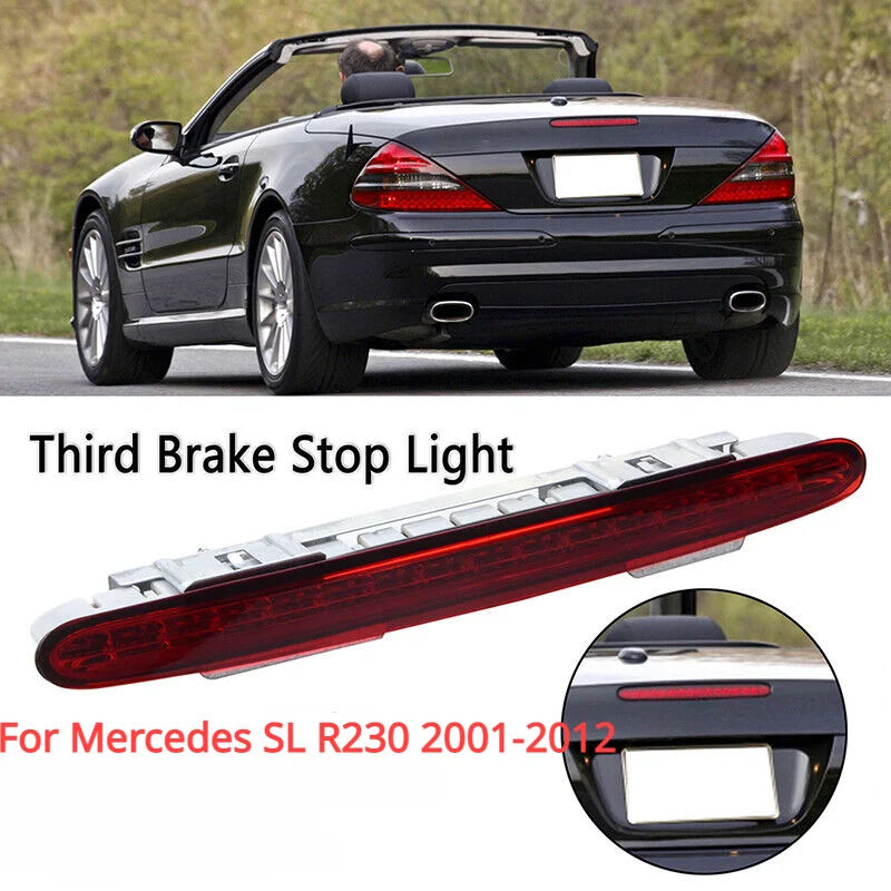 3A Terza Luce Di Stop A Led Per Mercedes Benz Sl R230 2001-2012 Sl500 Sl600 Sl63 2308200056,2308200656,2308200856