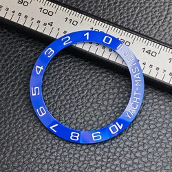 Premium 40mm Sloped Ceramic Bezel GMT Insert for Men's Watch Accessories (24 Ceramics)