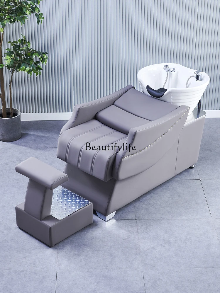 Shampoo Chair Barber Shop Hair Salon Dedicated Flat Lying Flushing Bed