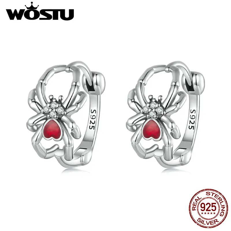 Pendientes De Calavera De Plata De Ley Con Diseño De