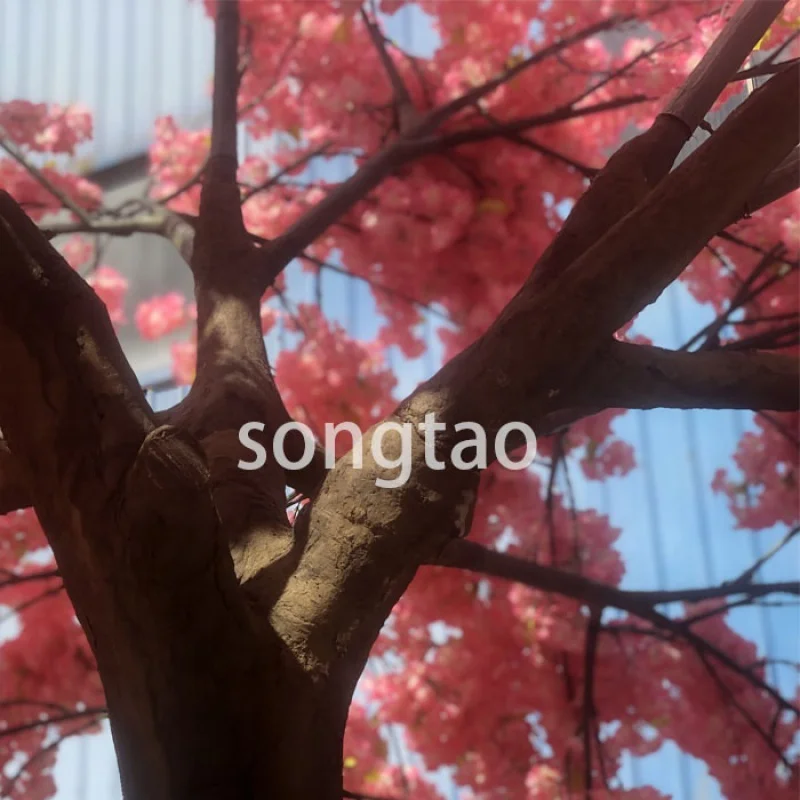 Custom. songtao 저렴한 인공 벚꽃 나무, 인공 꽃, 웨딩 장식, 남자 제작 장식
