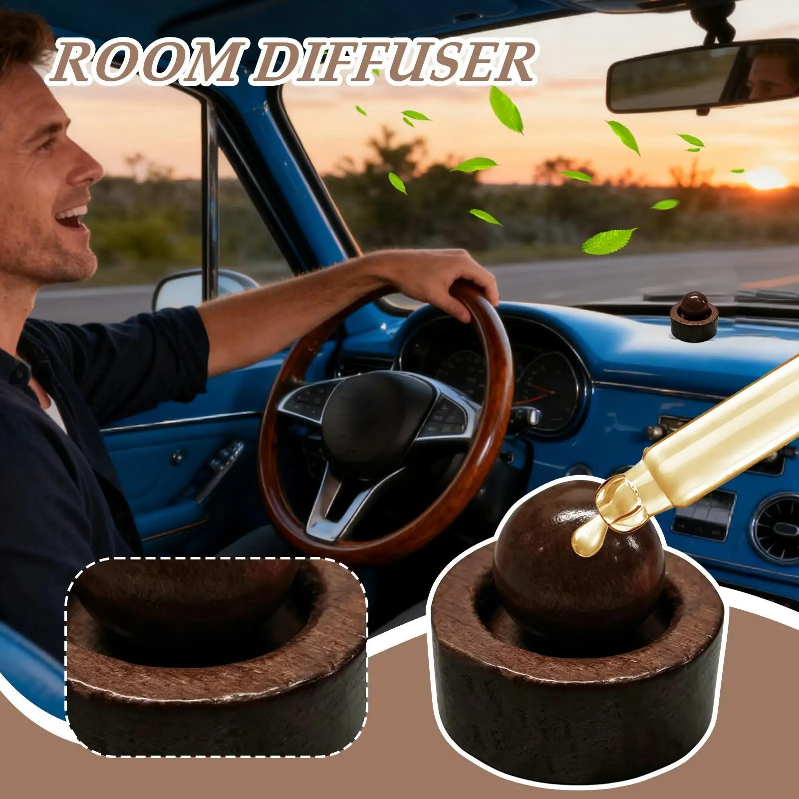 Natural Wood Essential Oil Diffuser