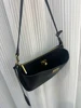 2025 Spring New Luxury Brand Rodeo Women Shoulder Bags Genuine Leather Black Handbags Women Fashion Gold Buckle Underarm Bags 5
