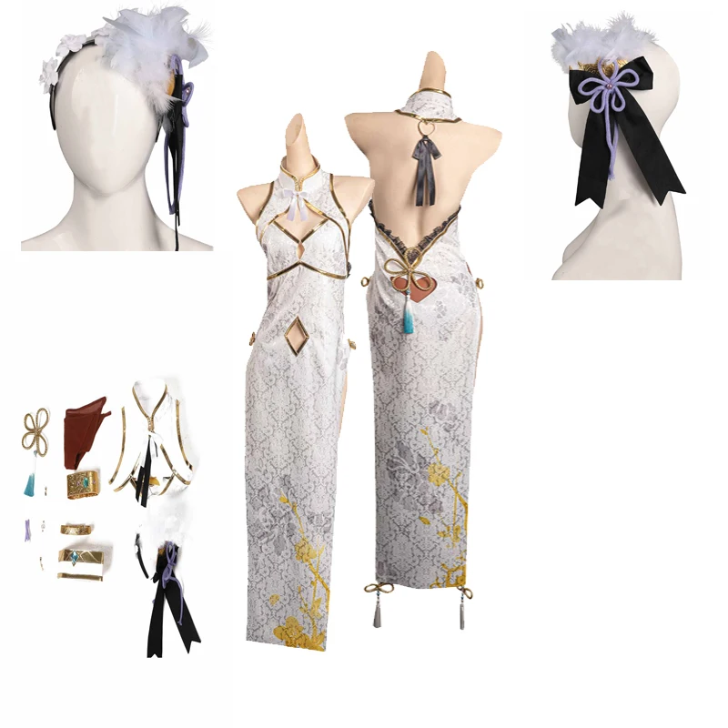 

Anime Re:Zero Life in a Different World from Zero Rem Cosplay Costume For Girl Dress Cheongsam Halloween Carnival Women Disguise