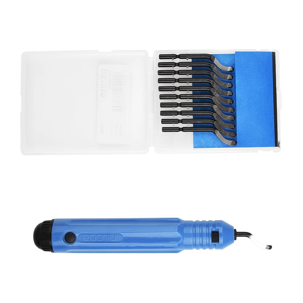 

Brand New High Quality.Hot Sale New 2018 Tools Deburring Kit 125*22mm Blades Convenient Deburrer Handle NB1100