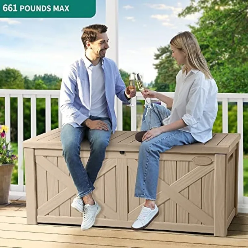  YITAHOME 30 Gallon Deck Box Outdoor Storage Box