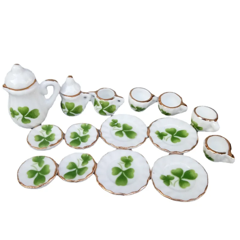 Doll House DIY Decoration Accessories China Tea Pots Cups 1/6 BJD Ob11 Blythe Doll Furniture Accessories doll accessories plush doll accessories dollhouse violin crafts dollhouse christmas lights