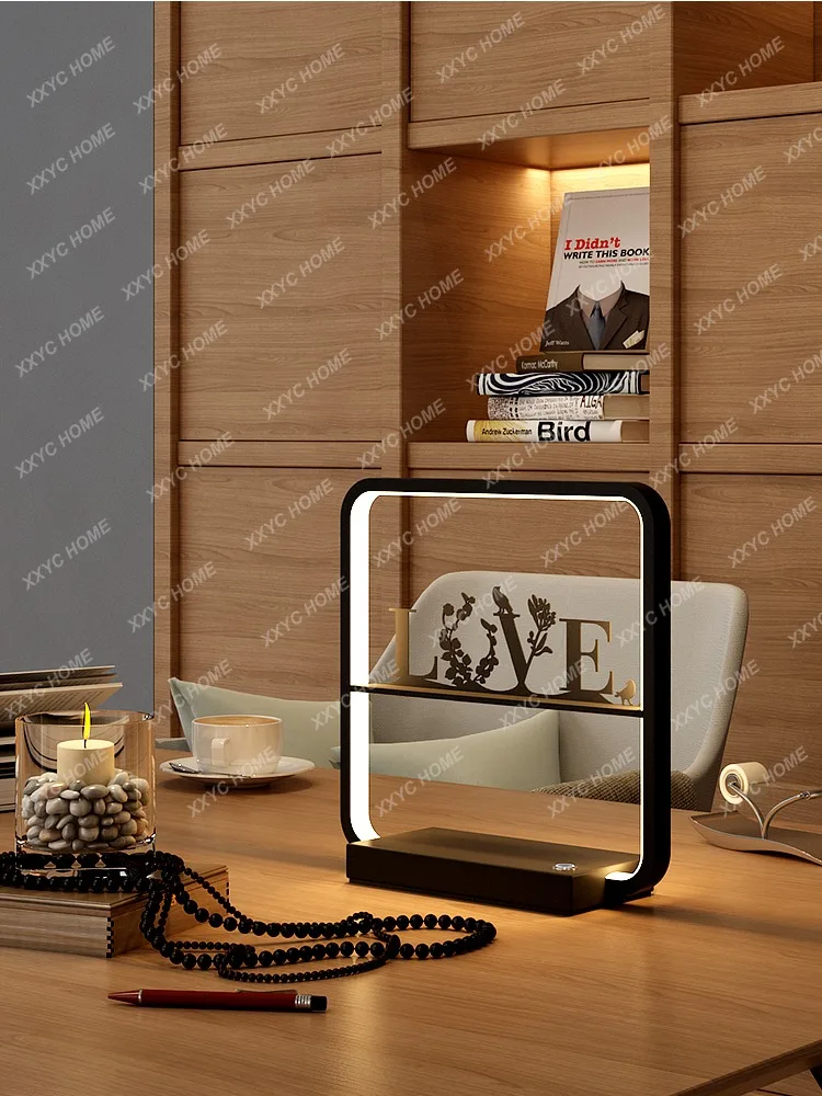 

Mobile Phone Wireless Charger Remote Control Touch Smart Table Lamp Bedroom Bedside Nordic Creative Personalized Wedding Gift