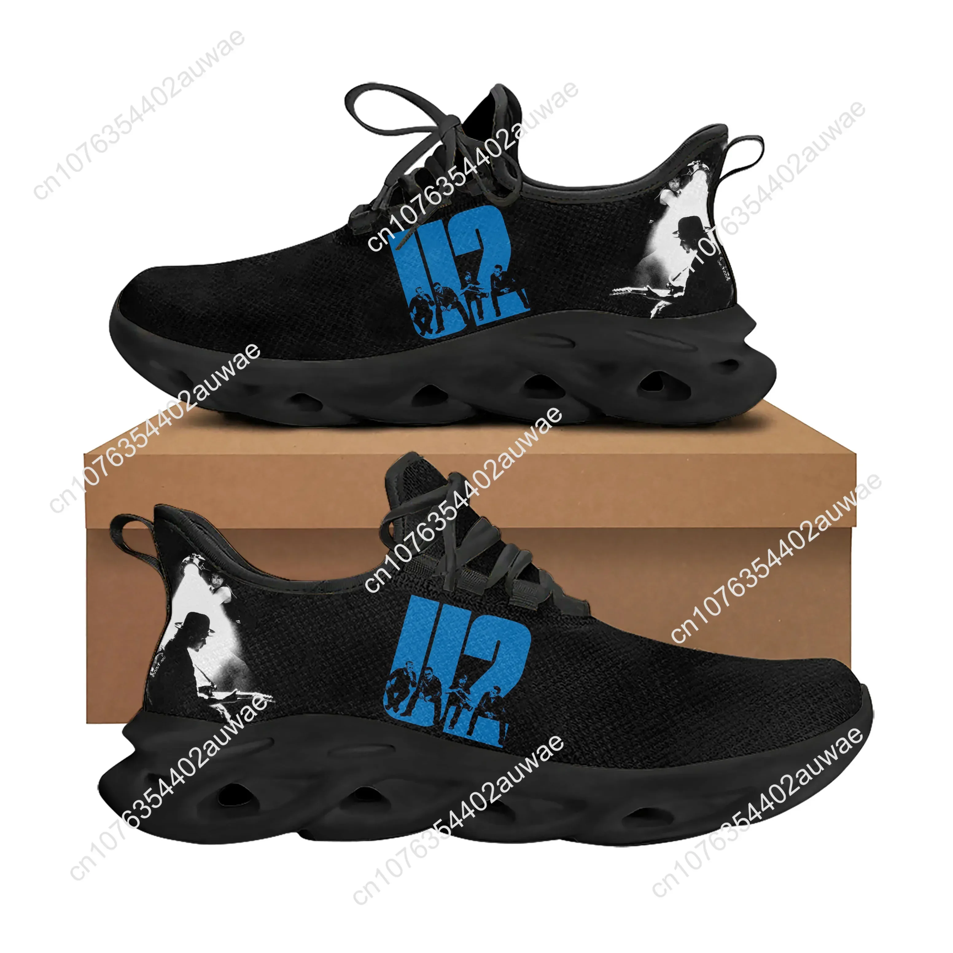 U2 Rock Band Fashion punk Sports Shoes Mens Womens Teenager Kids Children Sneakers Casual Custom High Quality Couple Shoes