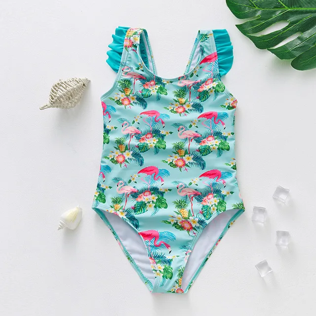 Girls Swimwear 1-10 Year Toddler Baby Girls Swimsuit Children Swimwear Kids Bathing suit Beach wear