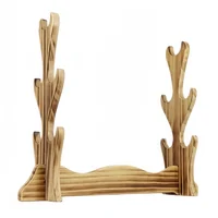 Wood Japanese Katana Shelf Samurai Sword Storage Cosplay Katana Display Stand Kids Toy Knife Shelf Decoration Display Stand 1
