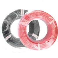 Câble solaire PV 8/10/12/14/16AWG fil de cuivre étamé fil PV pour voiture extérieure RV bateau Marine maison panneau solaire utilisation 10/6/4/2.5/1.5mm2 4