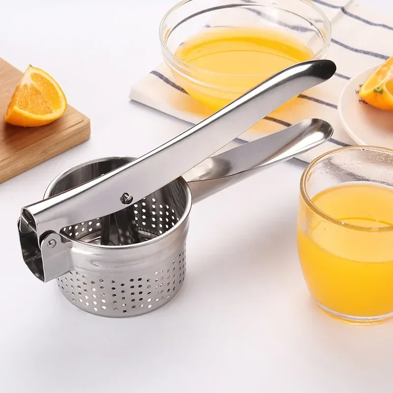 Fruit Juicer Stainless Steel Potato Machine for Potato Fruit Vegetable Juicer Presser Mashers Ricers Kitchen Cooking Tools fruit juicer lemon squeezer juice accessories