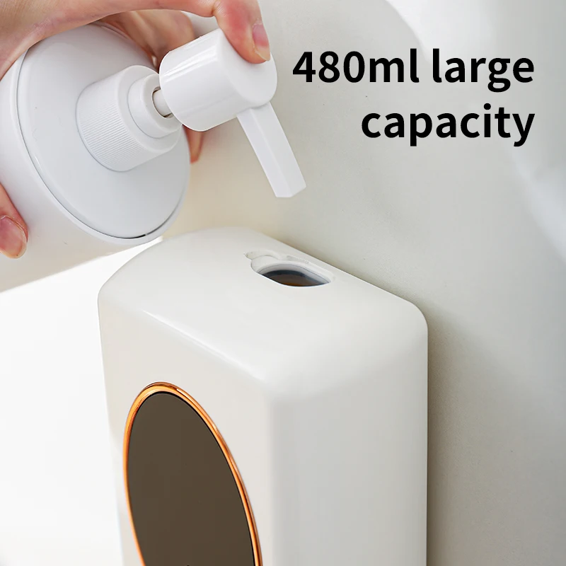 Intelligent Wall Mounted Sensing Soap Dispenser with Non-contact Infrared Bubbles Suitable for For Bathroom Smart Washing Hand