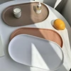 Nordic Multi-Function Tray Candy Color Storage Tray Dining Storage Tableware Plate Fruit Dessert Plate Kitchen Accessories 1