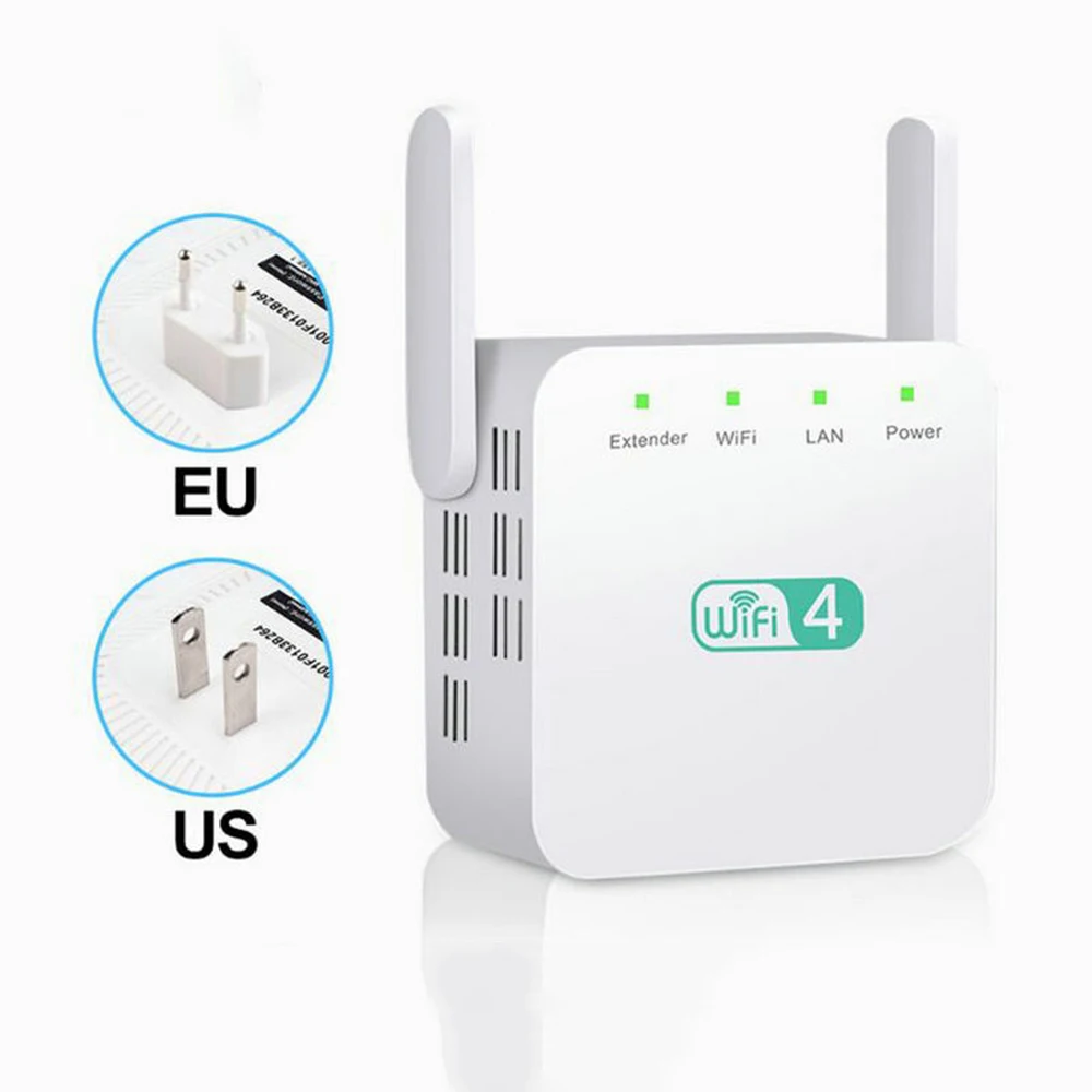Nuovo 300Mbps 5Ghz 2.4Ghz Ripetitore Wi-Fi Router Wireless Wi-Fi Booster Extender Amplificatore Antenna Di Potenza Segnale Wi-Fi A Lungo Raggio