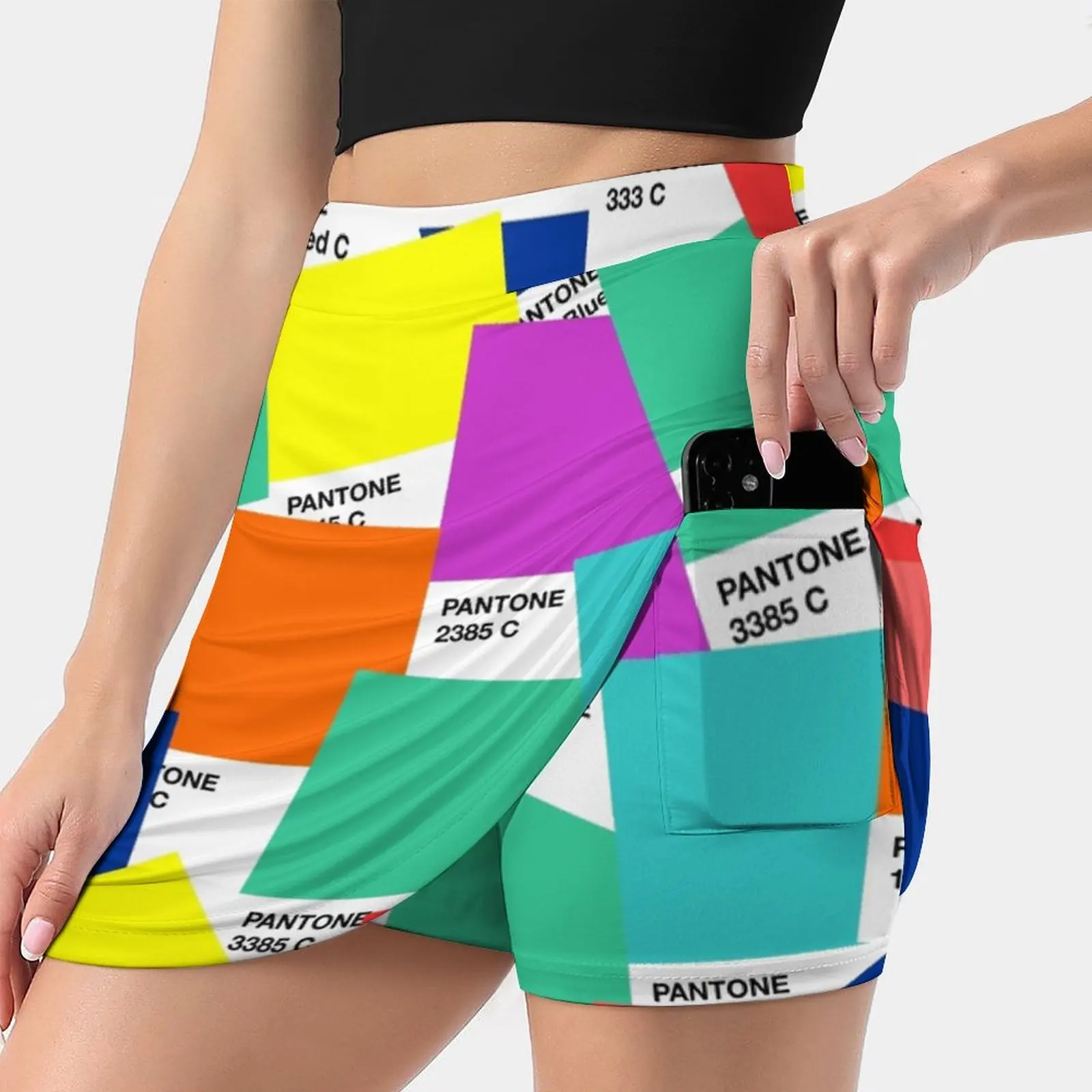 Pantone Swatches Gonne Donna Moda 2022 Pantalone Minigonne Ufficio Gonna Corta Colori Pantone Es Pantone Es Graphic
