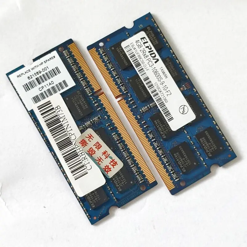 Description Picture 4 of itemELPIDA RAMs  DDR3 4GB 1333MHz Laptop memory ddr3 4GB 2Rx8 PC3-10600S 1.5V SODIMM 204PIN