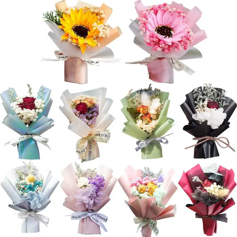

Car Air Freshener scent Vent Clips Small Bouquet Immortal Dried Floral Car Aromatherapy Perfume Auto Decor Interior Accessories
