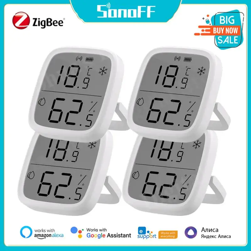 SONOFF SNZB-02D Sensore Temperatura E Umidità Con Display LCD Per Smart Home Zigbee - Batterie Incluse - 5