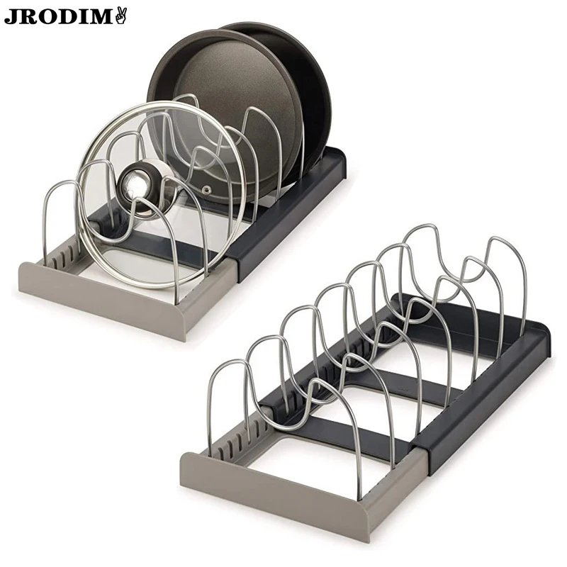 Dropship Expandable Pans Organiser Rack,Pot And Pan Lid Holder