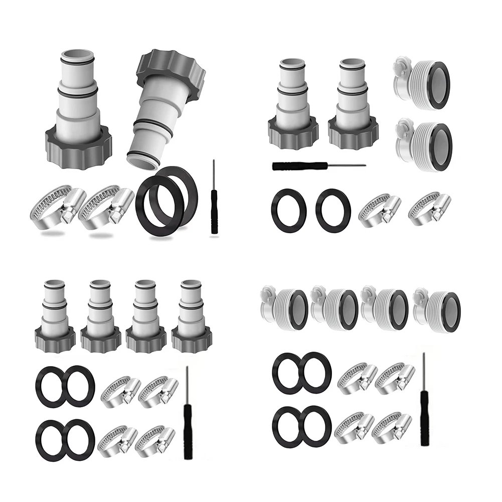 1 set Replacement Hose Adapter For Plunger Valve Pool Drain Swimming