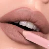 Waterproof Lasting Wooden Matte Lip Liner Pencil Natural Lips Makeup Nude Pink Lip Liner Outline The Lips Contour Makeup 12color 2