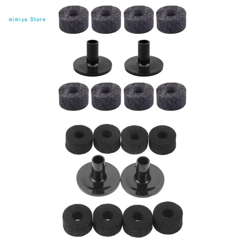 10 Pieces/set Plastic Long Cymbal Sleeves for Drum Set
